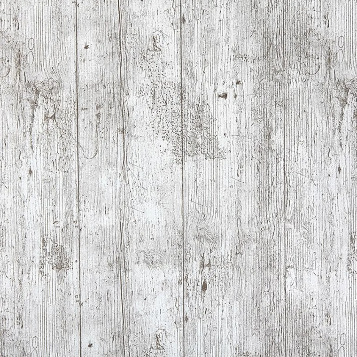 Hot DecoWoerner Abwaschbare Wachstuch-Tischdecke "Vintage-Holz", Meterware 140 Cm Breit Grau