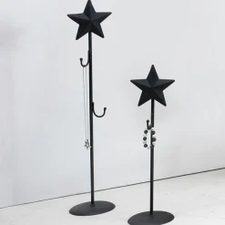 Online DecoWoerner Accessoires-Ständer Stern, 2 Stück schwarz