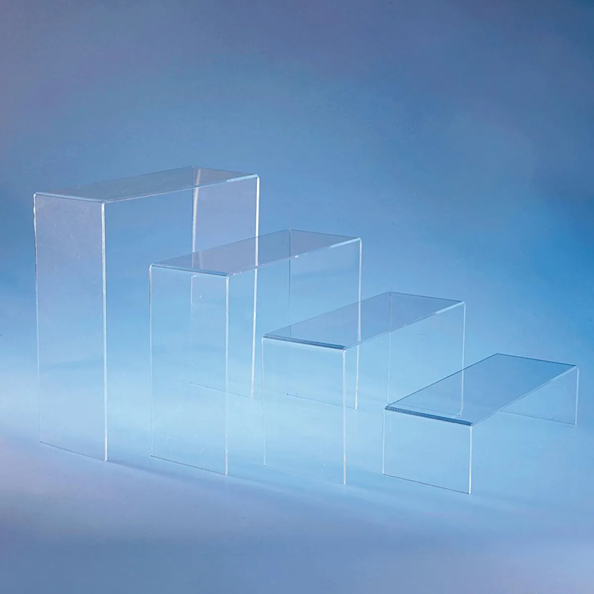 Outlet DecoWoerner Acryl Warenpräsenter-Set 10 Cm Tief 4 Teilig transparent