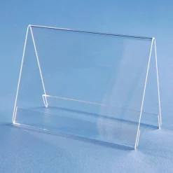 Best DecoWoerner Acryl-Dachständer, DIN A5 Quer transparent