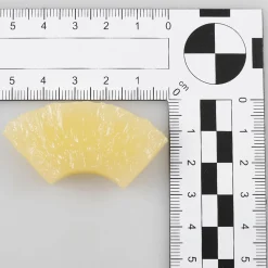 New DecoWoerner Ananas Scheiben Lebensmittel-Attrappe, 12 Stück gelb
