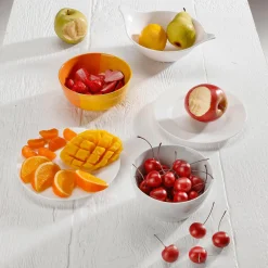 New DecoWoerner Angebissener er Apfel-Lebensmittel-Attrappe 7,5 Cm Ø grün