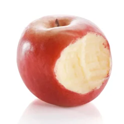 Online DecoWoerner Angebissener er Apfel-Lebensmittel-Attrappe 7,5 Cm Ø rot