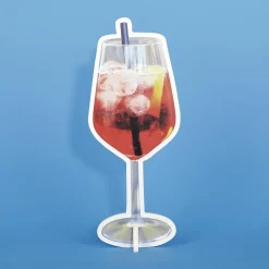 Clearance DecoWoerner Aperol Spritz Cocktail Display 20 X 50 Cm orange