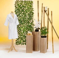 Best DecoWoerner Bambusstangen Natur, 180 Cm 3 Stück Beige