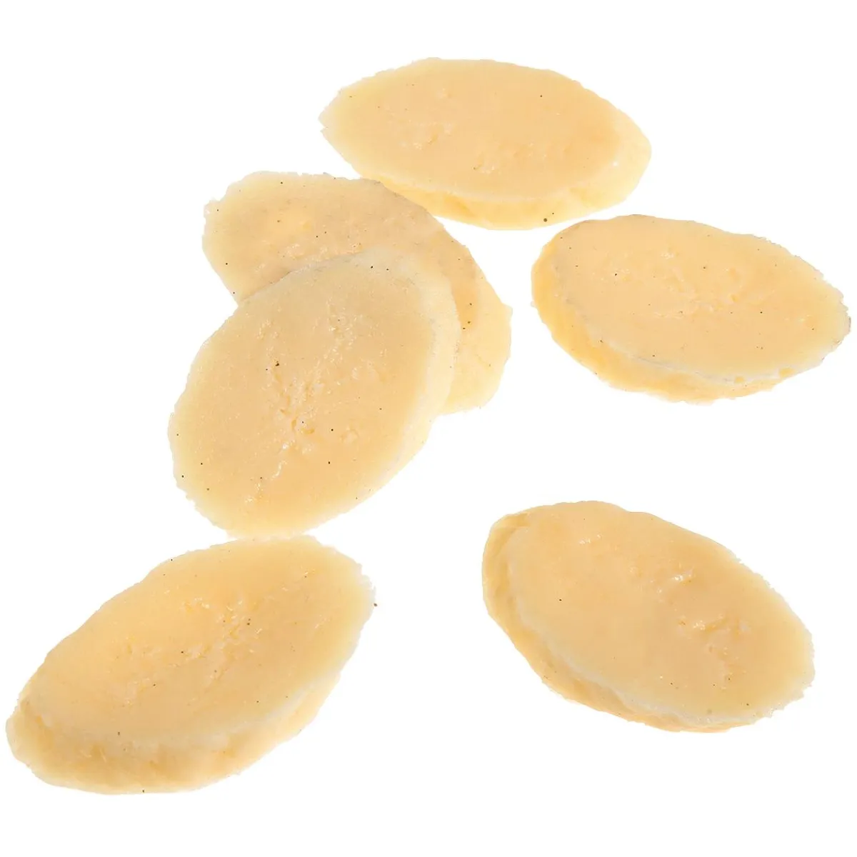 Outlet DecoWoerner Bananenscheiben Lebensmittel-Attrappe, Pack à 6 Stück Beige