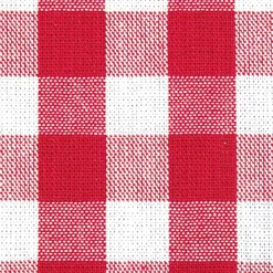 Online DecoWoerner Baumwollstoff "Karo" 140 Cm Breit rot
