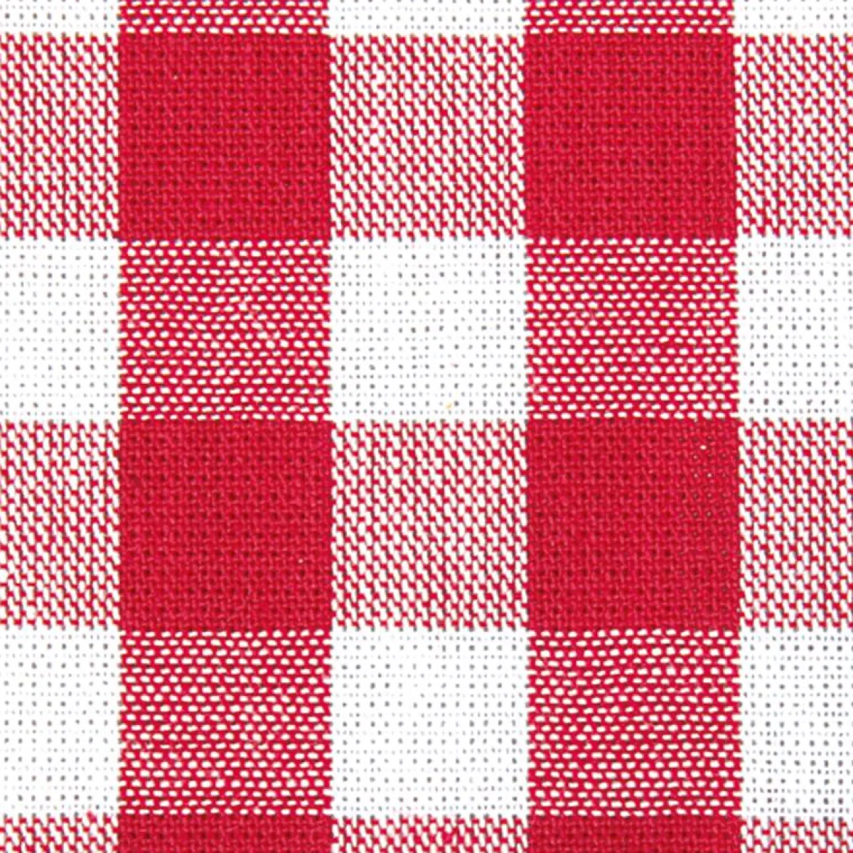 Online DecoWoerner Baumwollstoff "Karo" 140 Cm Breit rot