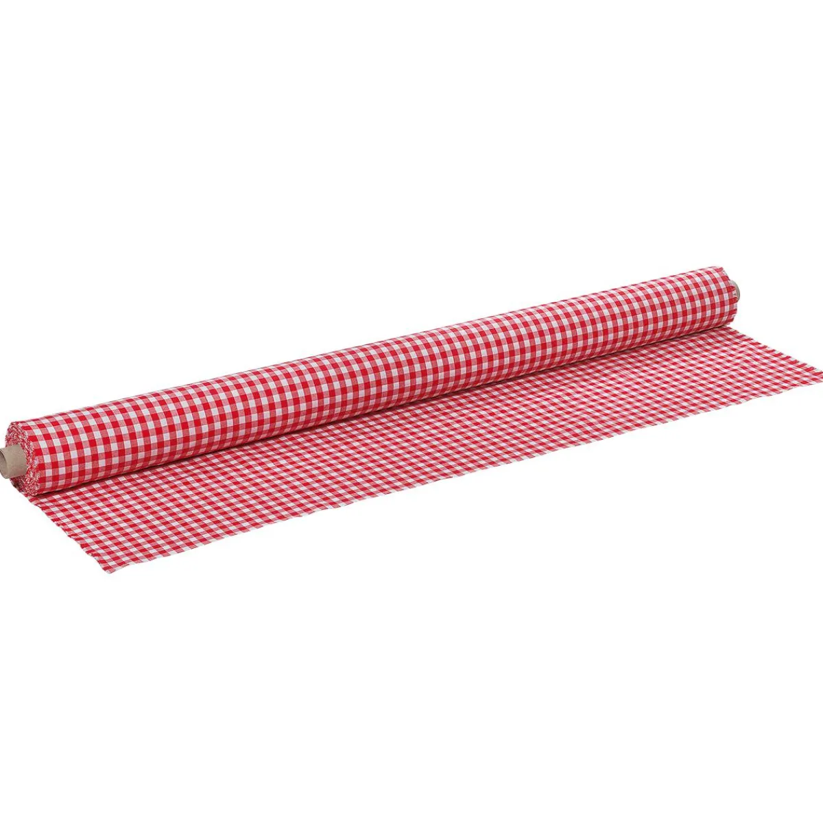 Online DecoWoerner Baumwollstoff "Karo" 140 Cm Breit rot