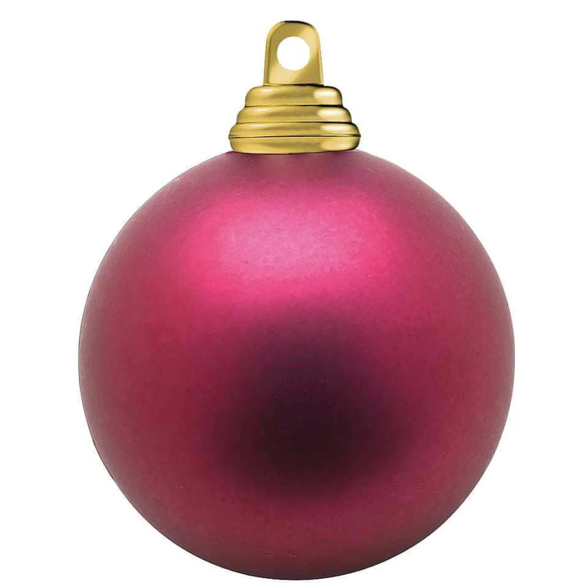 Clearance DecoWoerner Beerene, Matte Weihnachtskugeln Aus Schwer Entflammbarem Kunststoff, 6 Cm Ø – 24 Stück rot