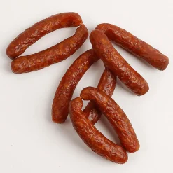 New DecoWoerner Bergisches-Mettwurst-Pärchen, Lebensmittel-Attrappe 13 Cm rot
