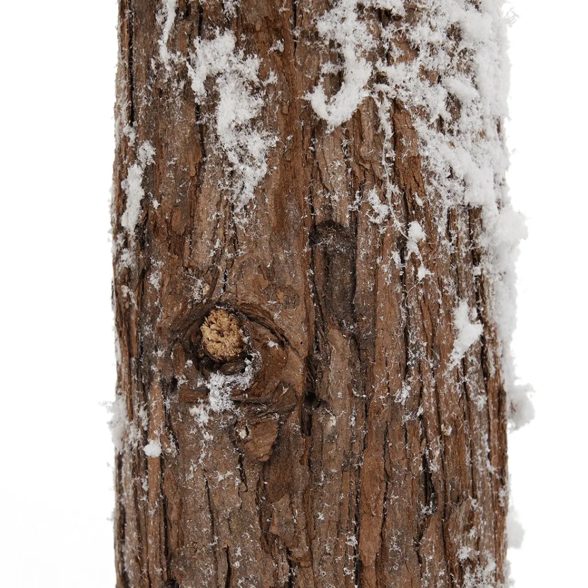 DecoWoerner Beschneiter, Künstlicher Tannenbaum Alpintanne Mit LED 60 Cm weiß