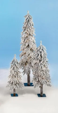 Hot DecoWoerner Beschneiter, Künstlicher Tannenbaum Alpintanne 60 Cm grün