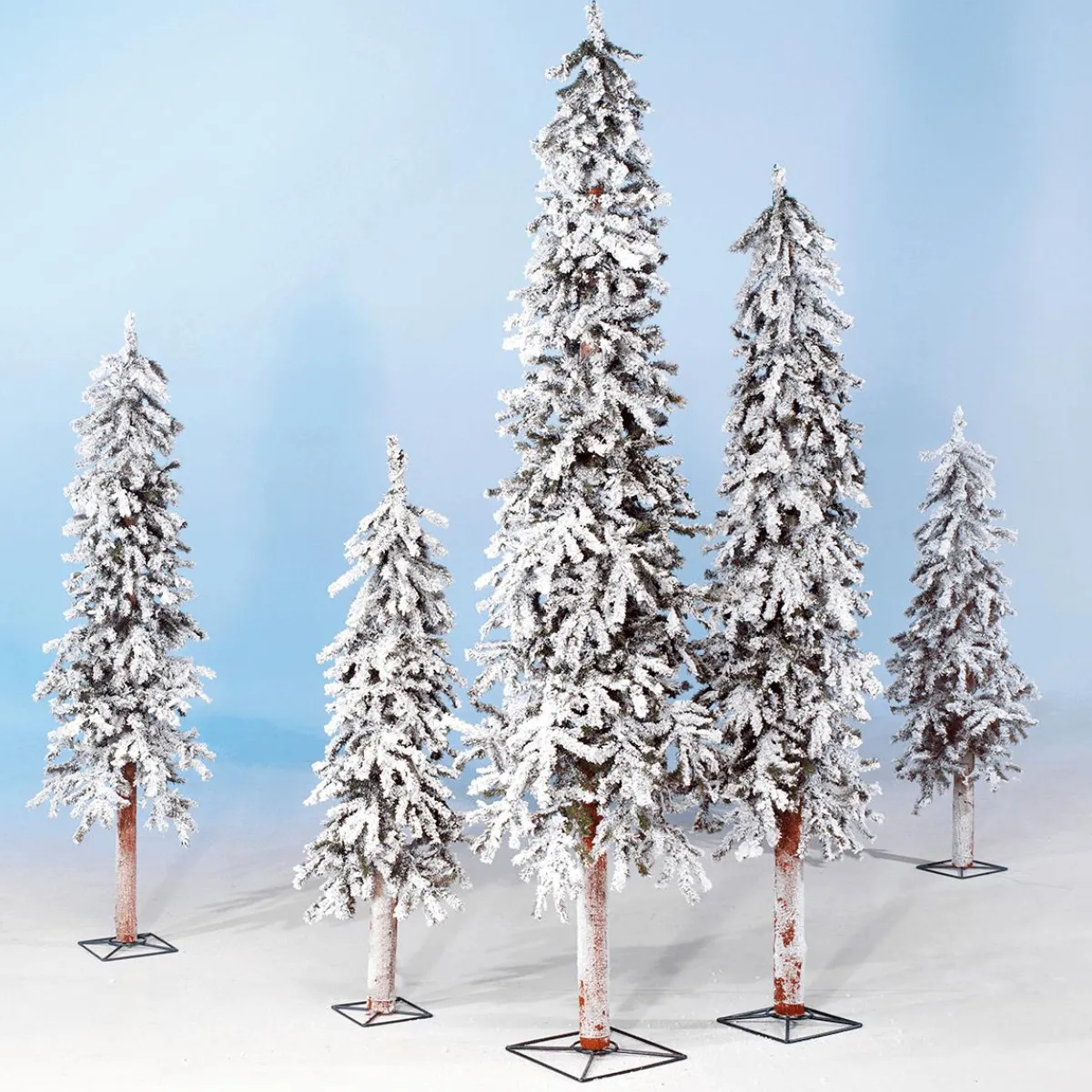 Hot DecoWoerner Beschneiter, Künstlicher Tannenbaum Alpintanne 120 Cm grün