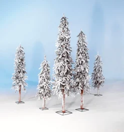 DecoWoerner Beschneiter, Künstlicher Tannenbaum Alpintanne 180 Cm grün