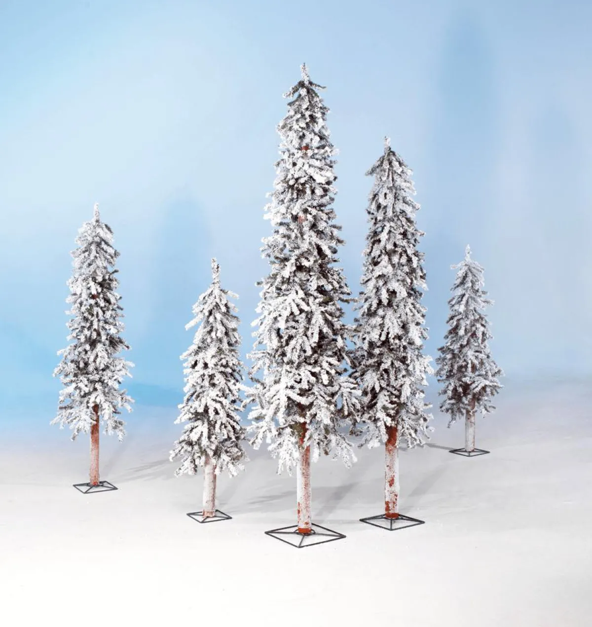 DecoWoerner Beschneiter, Künstlicher Tannenbaum Alpintanne 180 Cm grün
