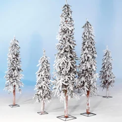 Discount DecoWoerner Beschneiter, Künstlicher Tannenbaum Alpintanne 210 Cm grün