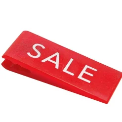 New DecoWoerner Bügel Clip "SALE" 10 Stück rot