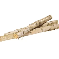 New DecoWoerner Birkenstamm 100 Cm 6-10 Cm Ø Beige