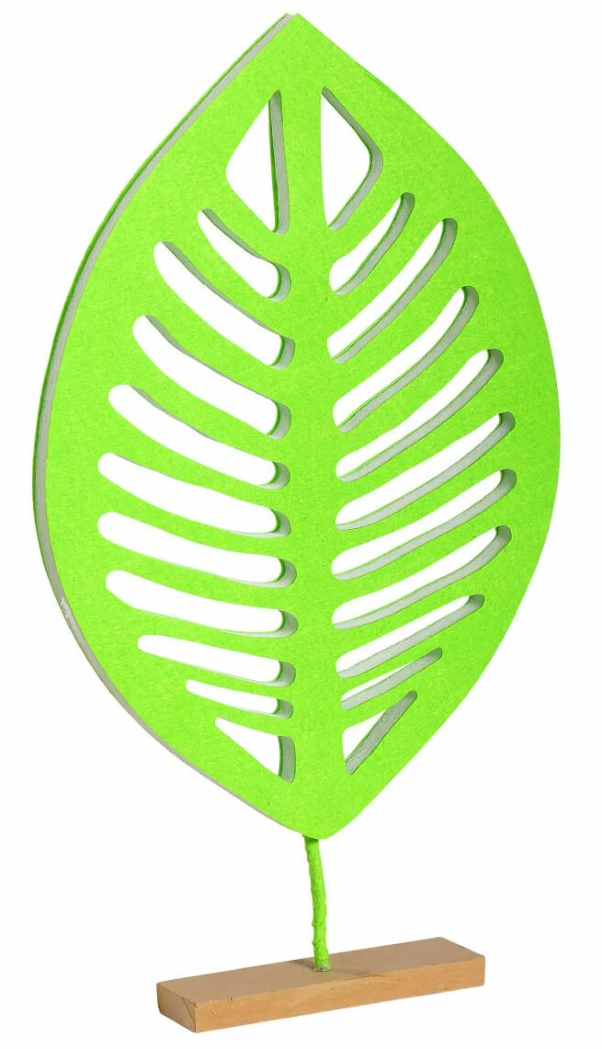 Hot DecoWoerner Blatt-Aufsteller Hell, 60 Cm Hoch grün
