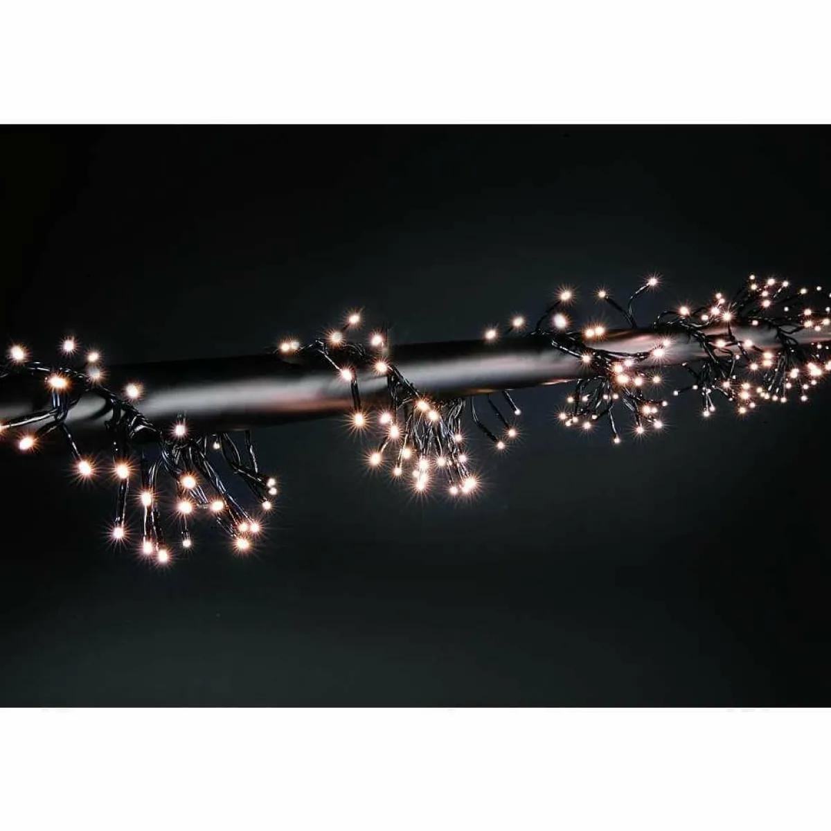 New DecoWoerner Blinkende LED Cluster Lichterkette Mit Timer, Für Außen, 6 M