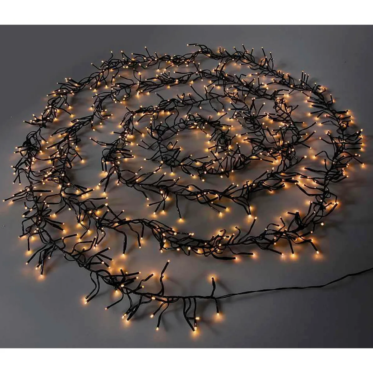New DecoWoerner Blinkende LED Cluster Lichterkette Mit Timer, Für Außen, 6 M