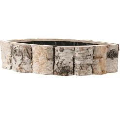 New DecoWoerner Blumenschale Birke 57 Cm Naturholz