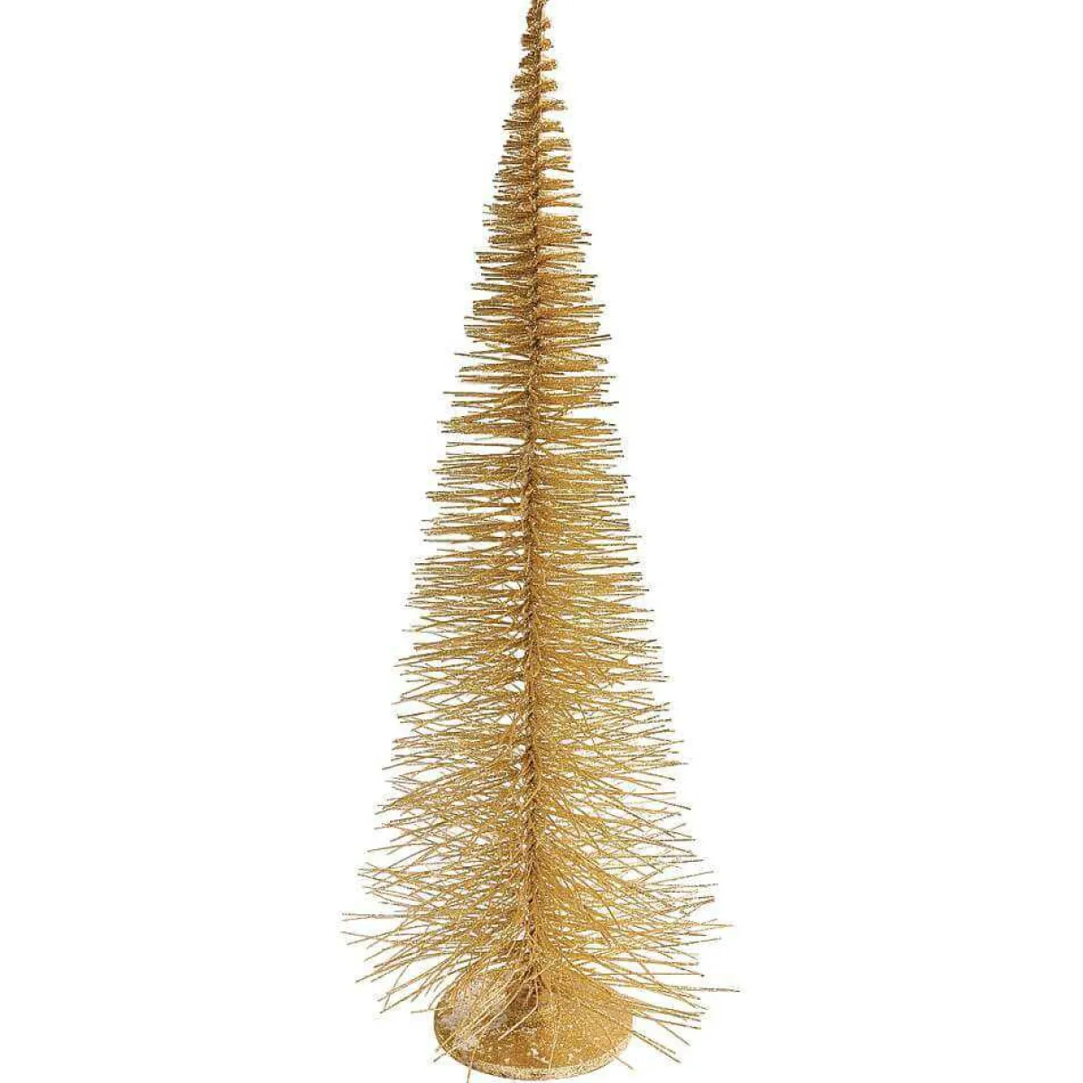 Online DecoWoerner Bürsten-Baum, 120 Cm gold