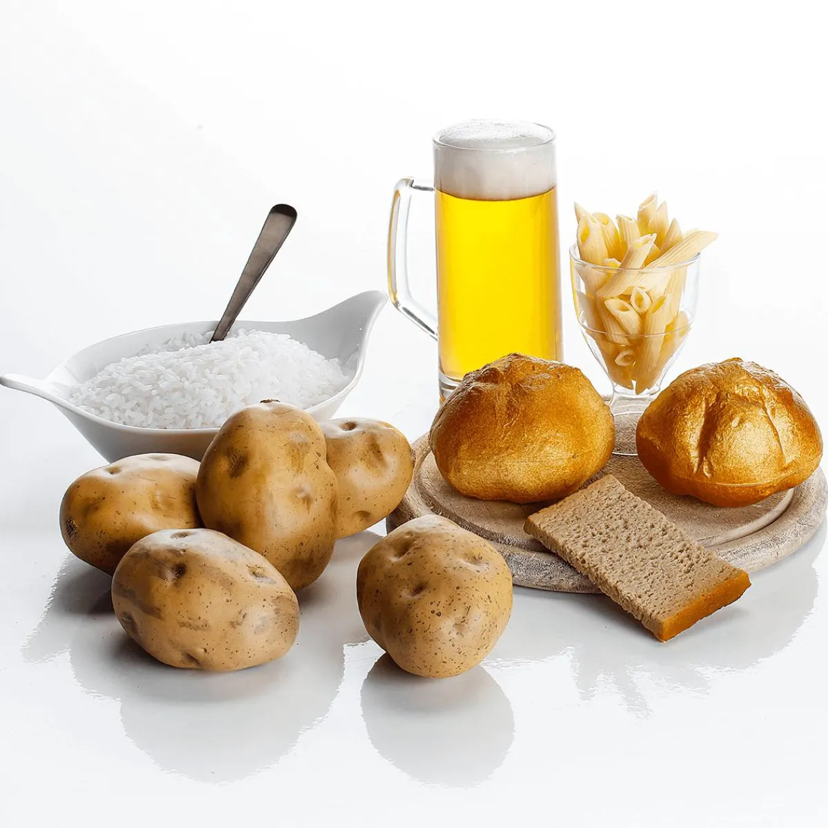 Best DecoWoerner Brötchen Lebensmittel-Attrappe, 10cmØ braun
