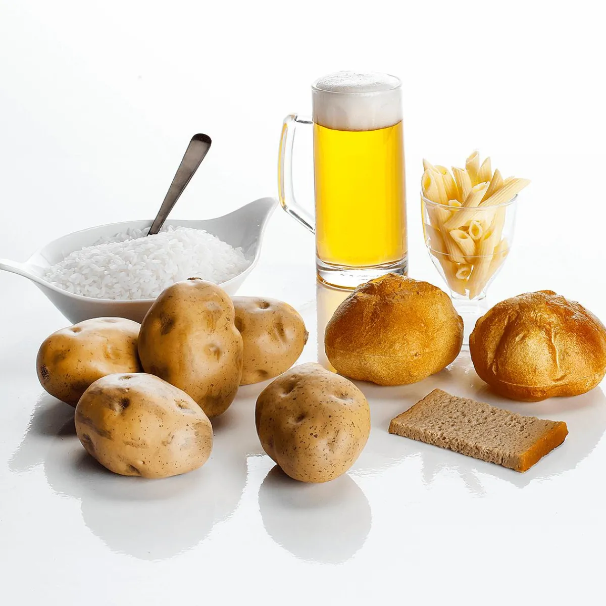 Best DecoWoerner Brötchen Lebensmittel-Attrappe, 10cmØ braun