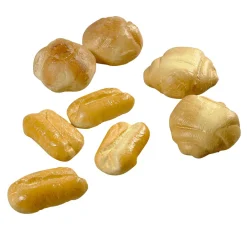 Best DecoWoerner Brötchen Sortiment Lebensmittel-Attrappe 8tlg. braun