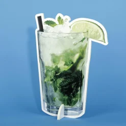 Hot DecoWoerner Caipirinha Cocktail Display 36 X 50 Cm grün