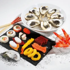 Hot DecoWoerner Calamari Frittiert Lebensmittel-Attrappe, 3 Stück gelb