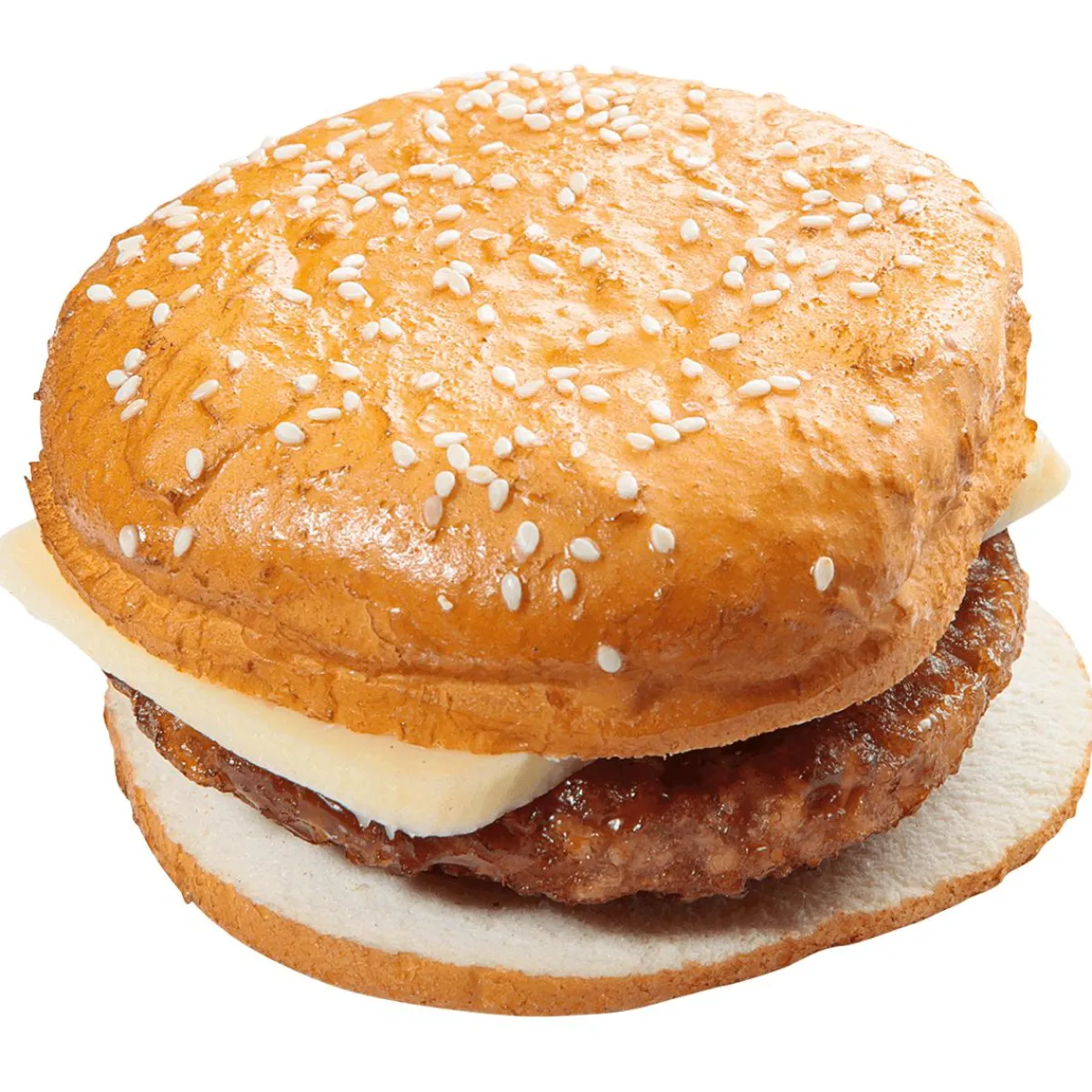 Best DecoWoerner Cheeseburger Lebensmittel-Attrappe 10 Cm braun