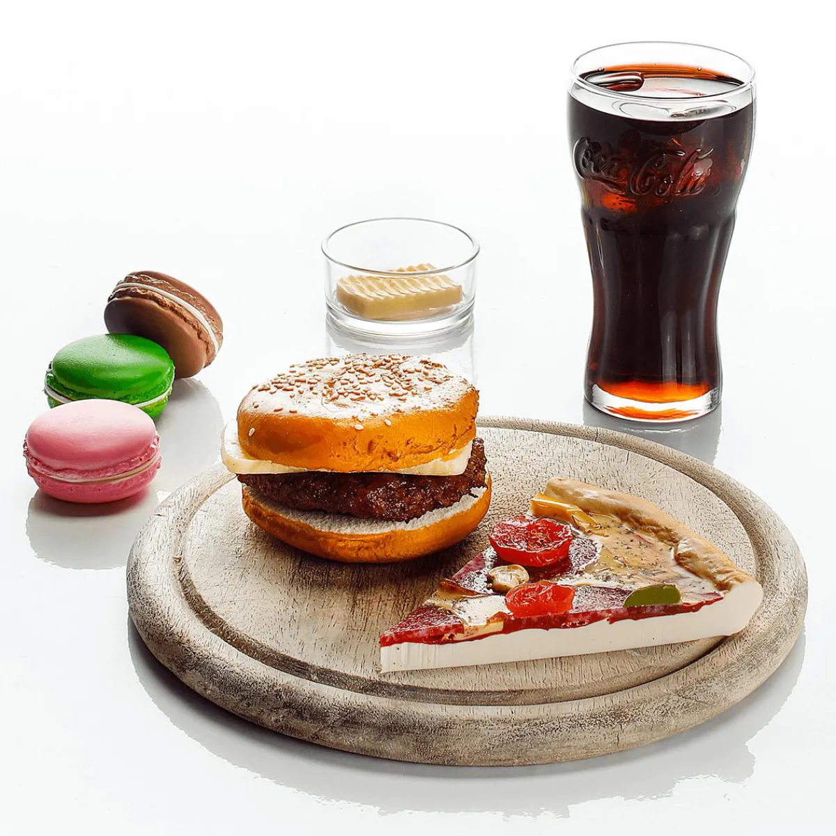 Best DecoWoerner Cheeseburger Lebensmittel-Attrappe 10 Cm braun