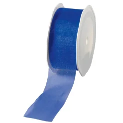 New DecoWoerner Chiffonband 38 Mm, 25 M, Dunkel blau