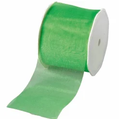 Hot DecoWoerner Chiffonband 70 Mm, 25 M, Frühlings grün