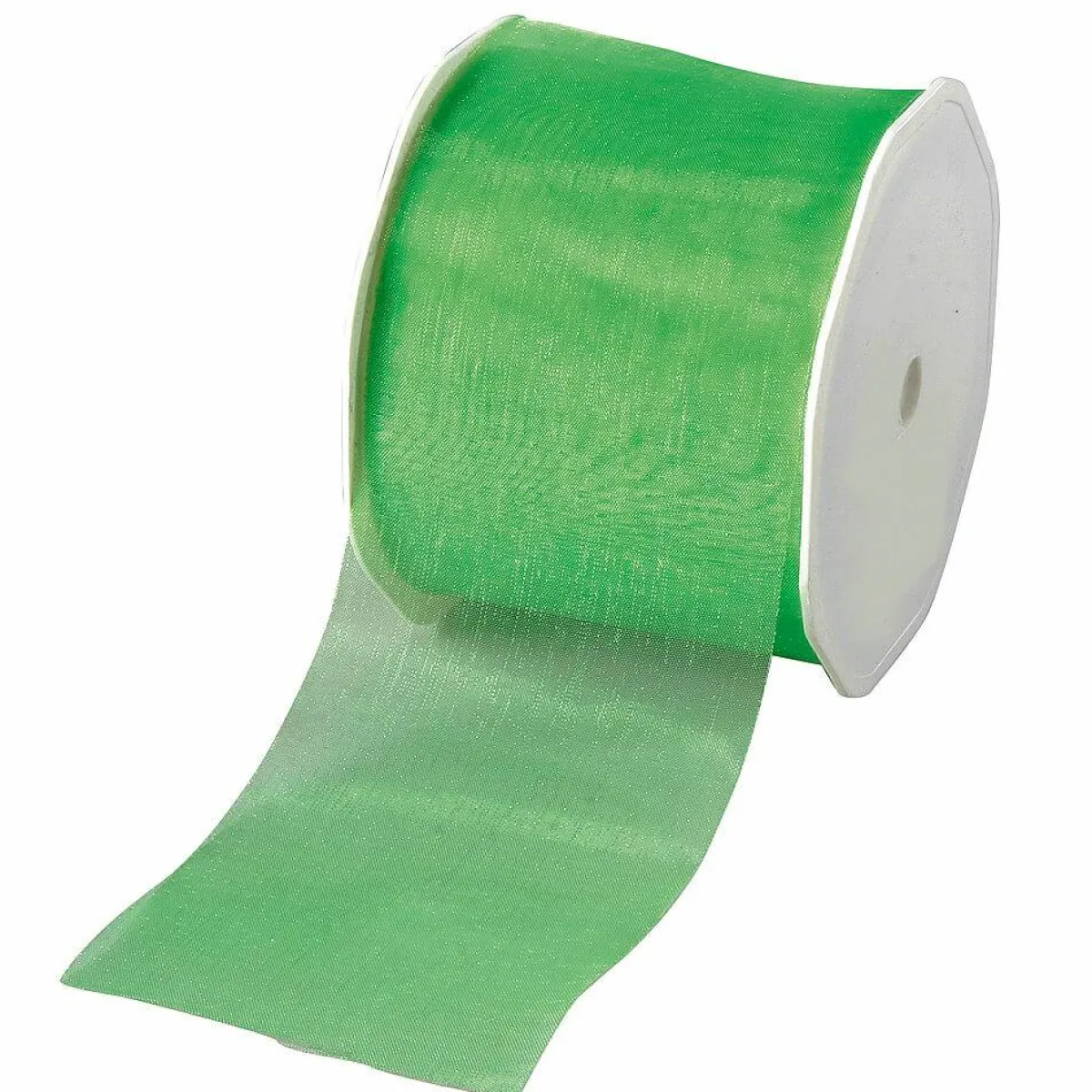 Hot DecoWoerner Chiffonband 70 Mm, 25 M, Frühlings grün