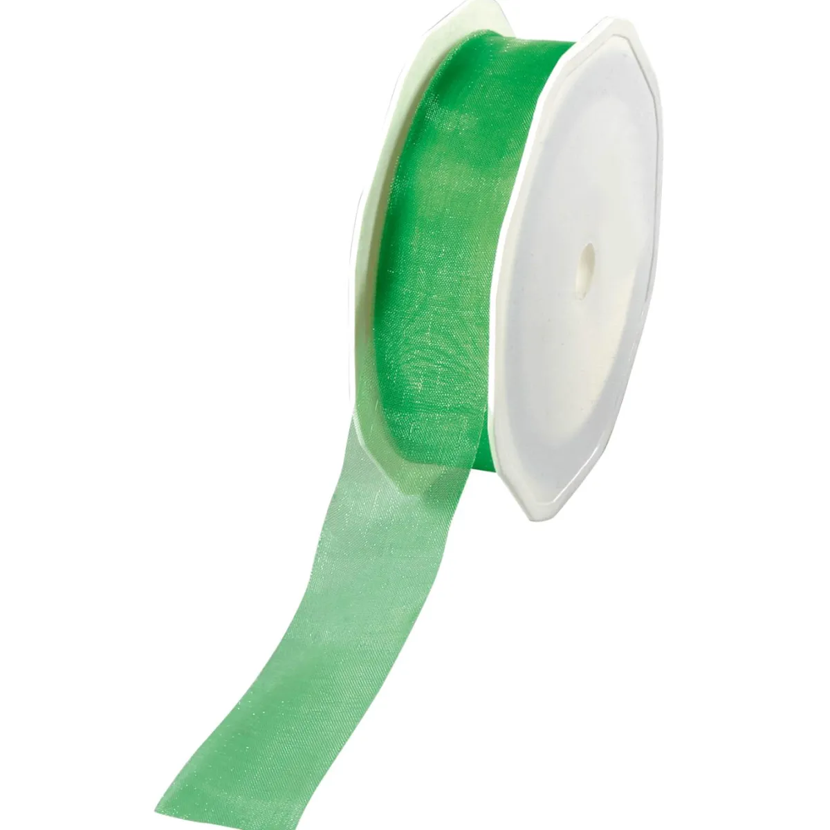 DecoWoerner Chiffonband 25 Mm, 25 M, Frühlings grün