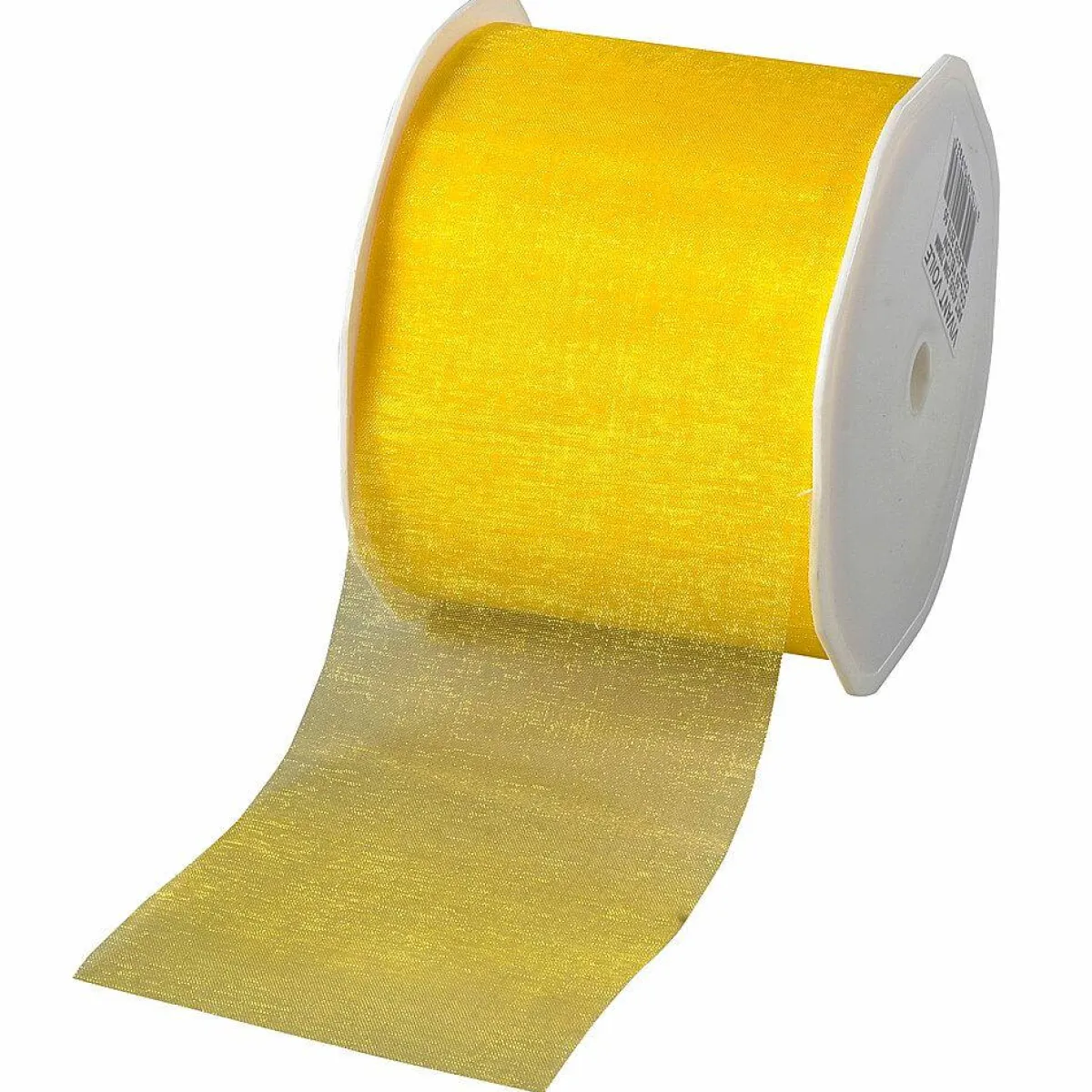 Sale DecoWoerner Chiffonband 70 Mm, 25 M, gelb