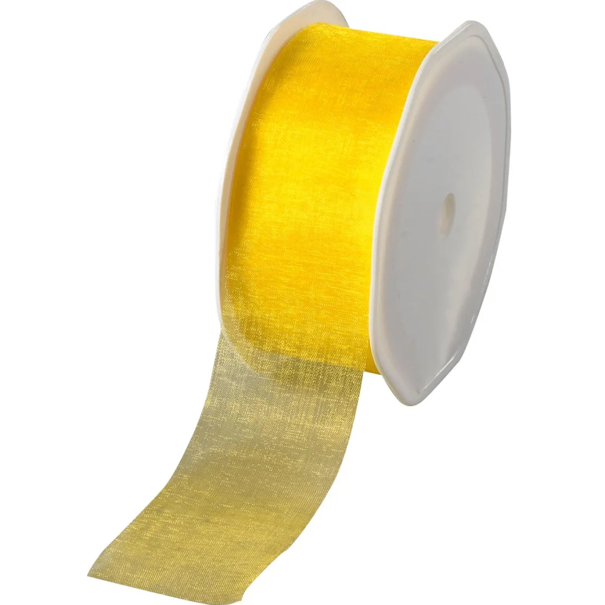 Online DecoWoerner Chiffonband 38 Mm, 25 M, gelb