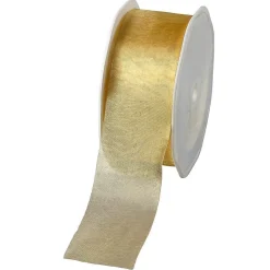 DecoWoerner Chiffonband 38 Mm, 25 M, gold