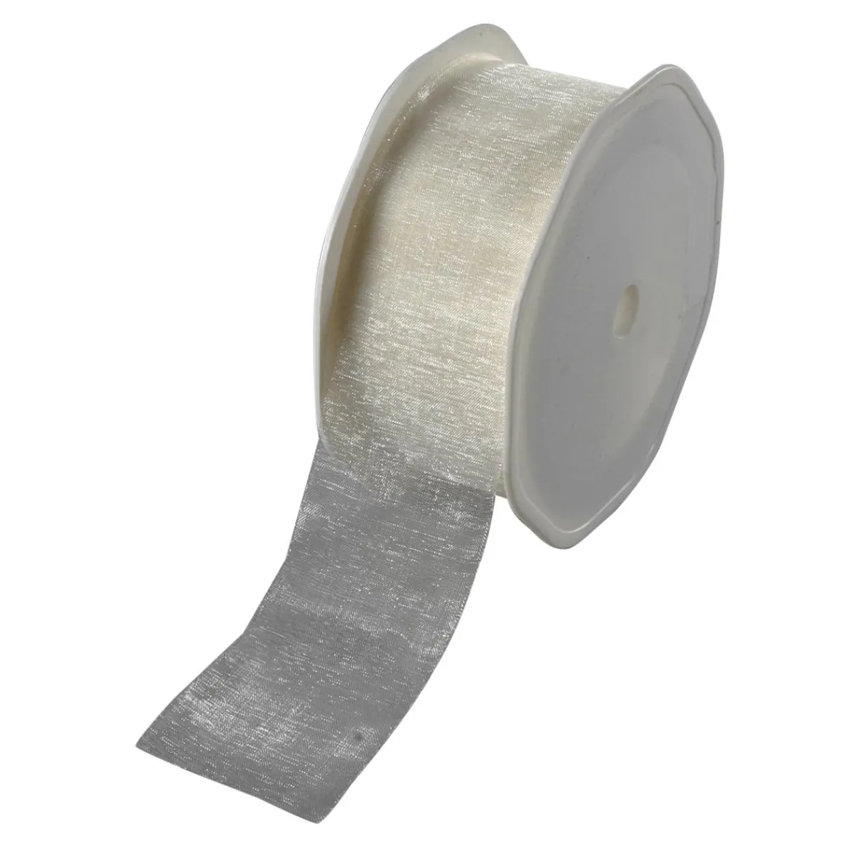 Online DecoWoerner Chiffonband 38 Mm, 25 M, Perl weiß