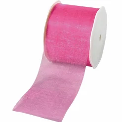 DecoWoerner Chiffonband 70 Mm, 25 M, Pink rosa
