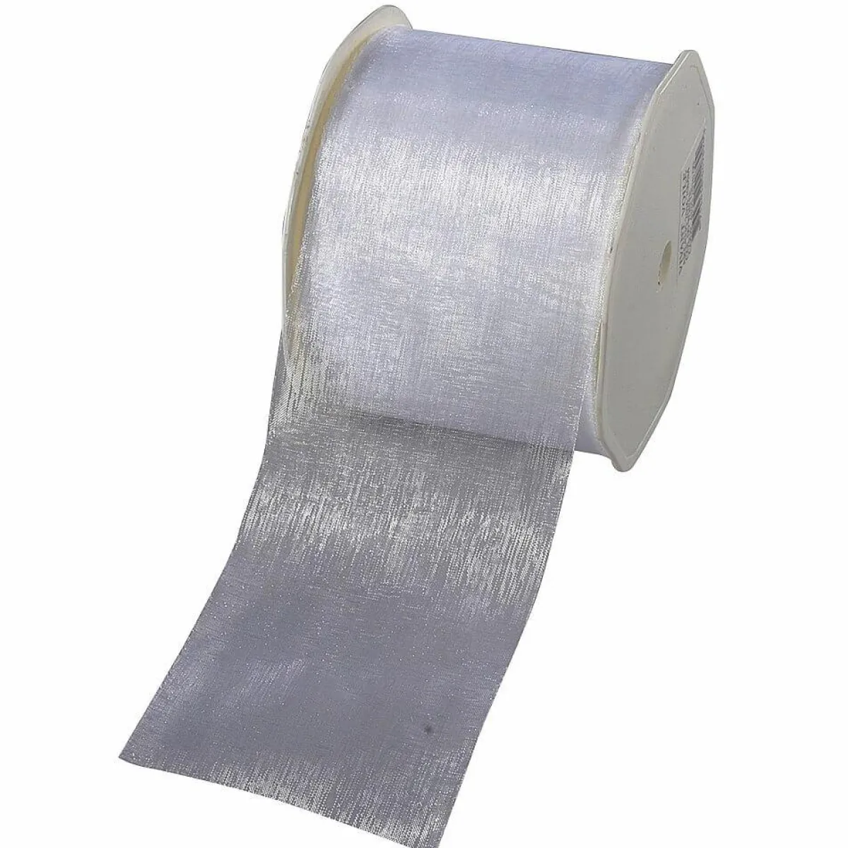 Discount DecoWoerner Chiffonband 70 Mm, 25 M, weiß
