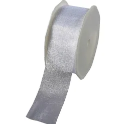 New DecoWoerner Chiffonband 38 Mm, 25 M, weiß