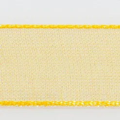 New DecoWoerner Chiffonband Mit Webkante 6mm X 50m gelb