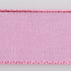 DecoWoerner Chiffonband Mit Webkante 6mm X 50m rosa