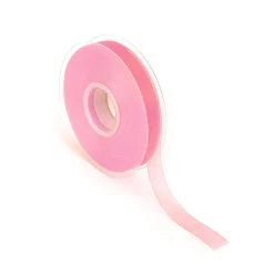 DecoWoerner Chiffonband Mit Webkante 15mm X 50m rosa