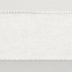 Clearance DecoWoerner Chiffonband Mit Webkante 15mm X 50m weiß